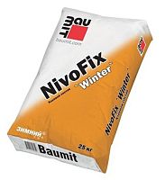 Клеевой состав для приклеивания утеплителя Baumit NivoFix Winter, 25 кг